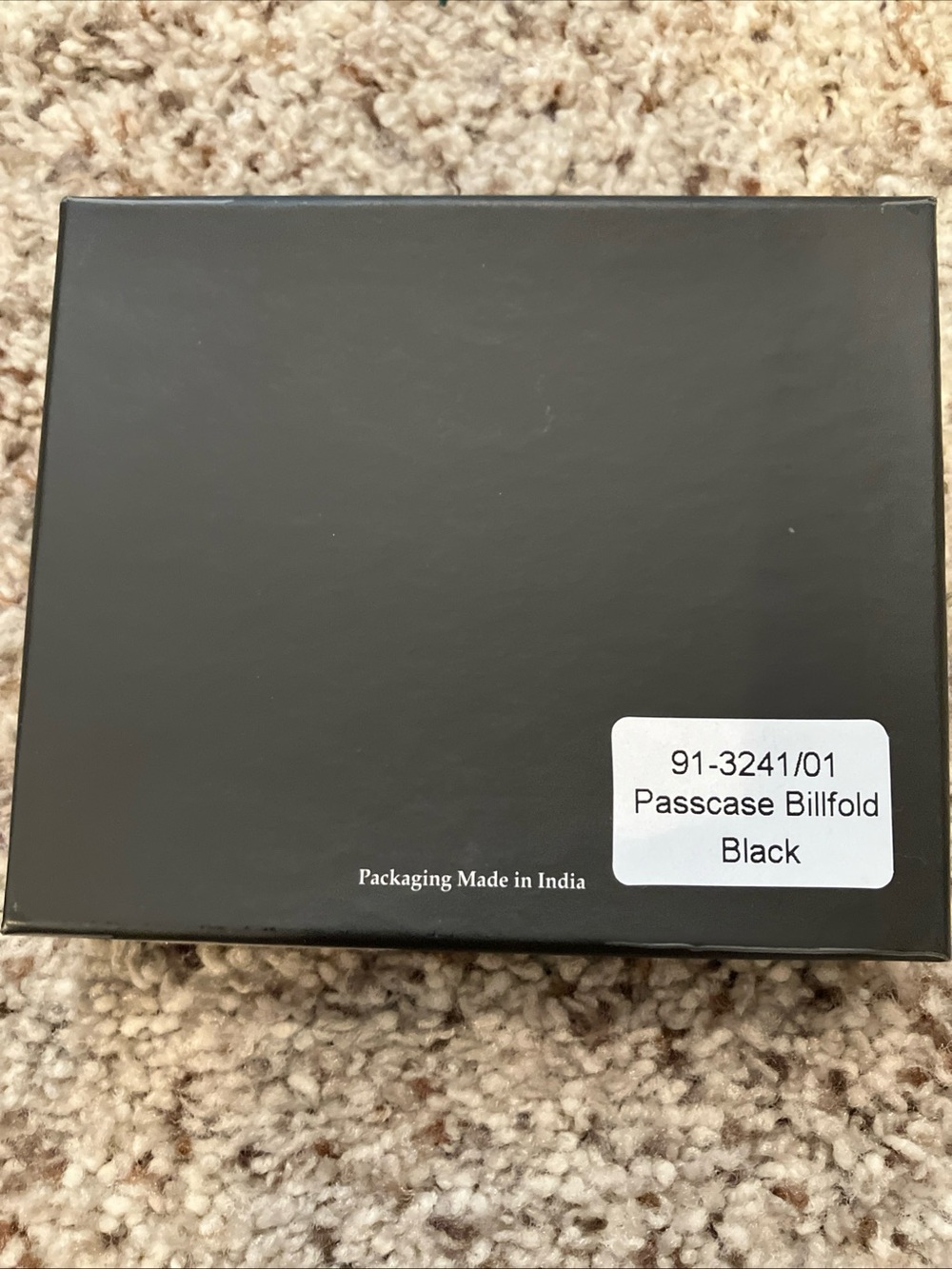 Geoffrey Beene Passcase Men’s Black Leather Wallet Bifold New in Box - Picture 2 of 8